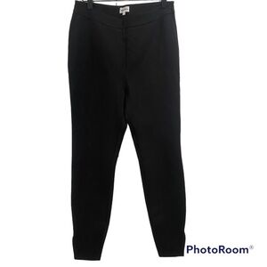 Superdown Black Side Zip Split Hem High Rise Pants Size Large